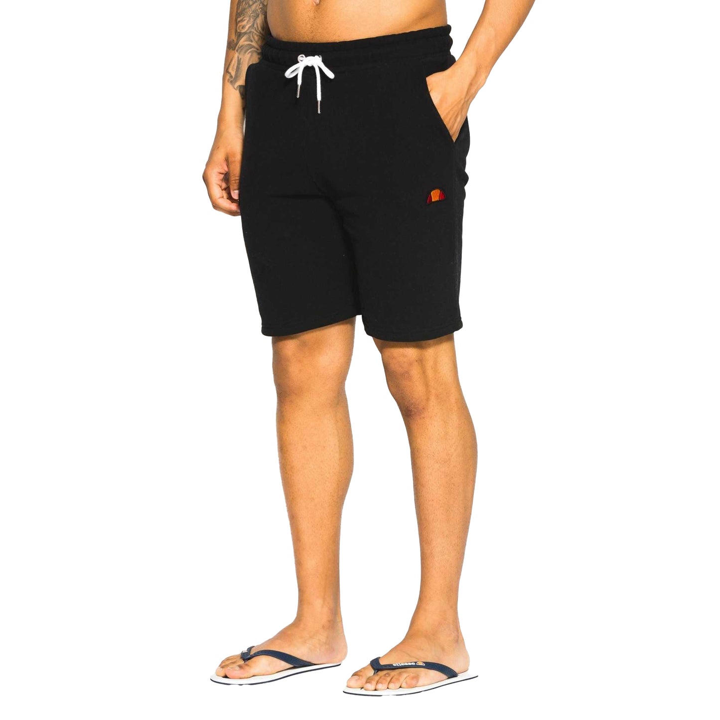 Anthracite - Front - Ellesse Mens Noli Fleece Shorts