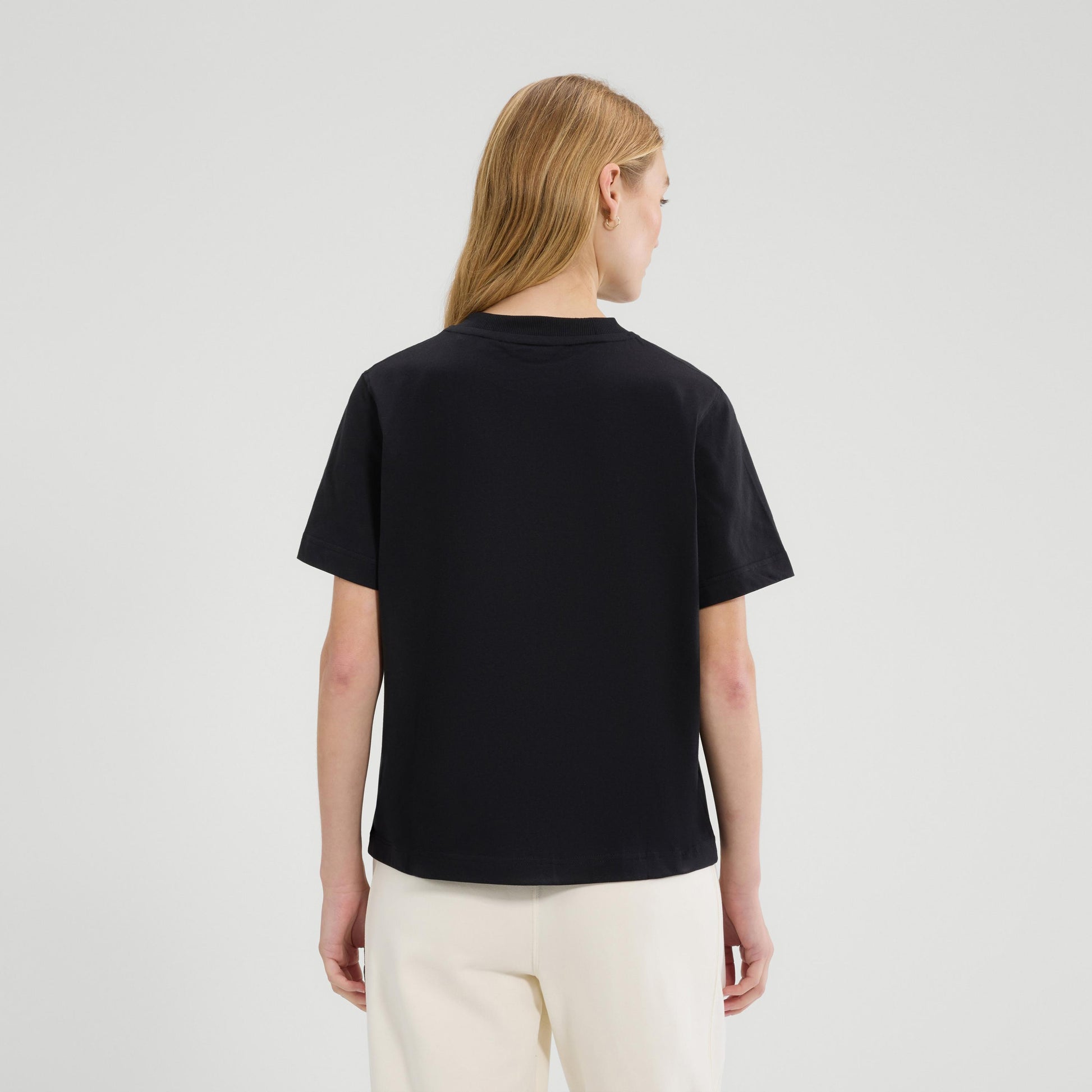 Black - Side - Ellesse Womens-Ladies Reino T-Shirt