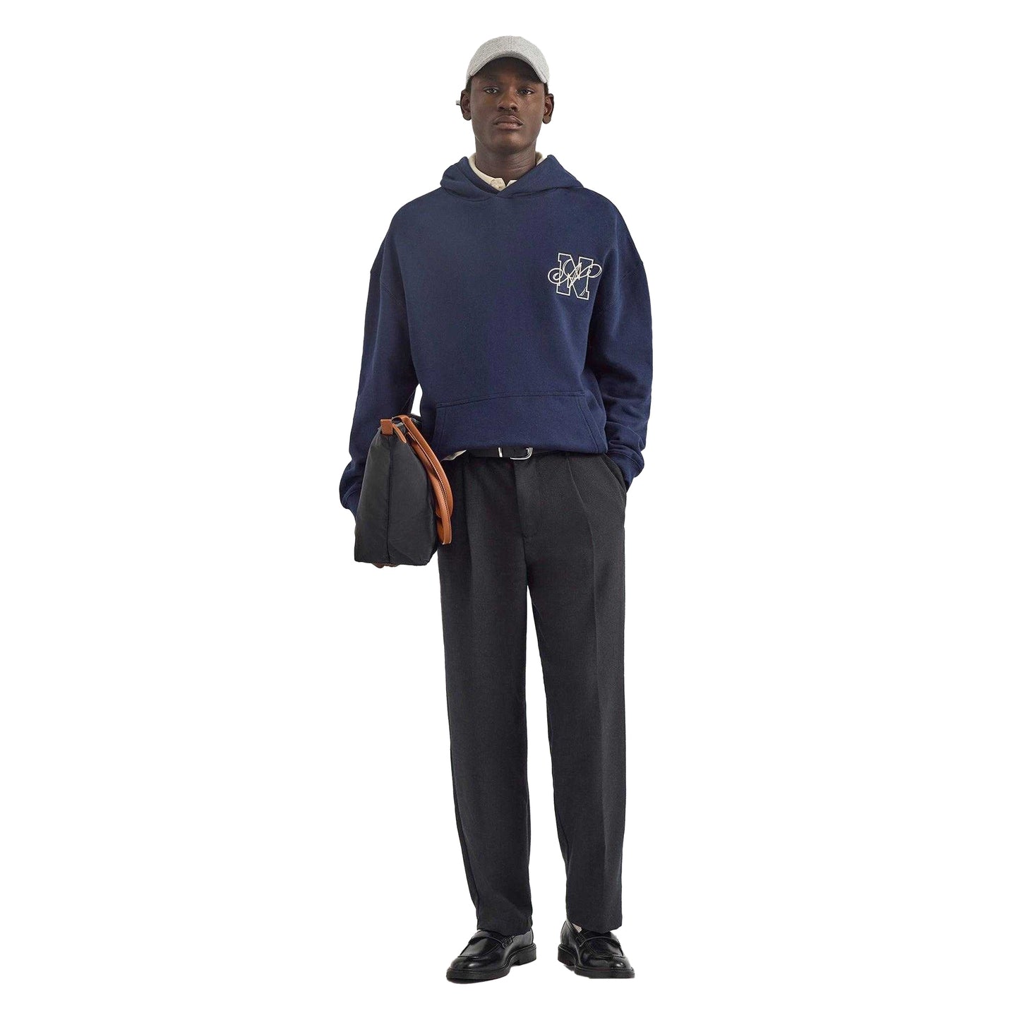 Dark Navy - Side - Nautica Mens Sade Hoodie