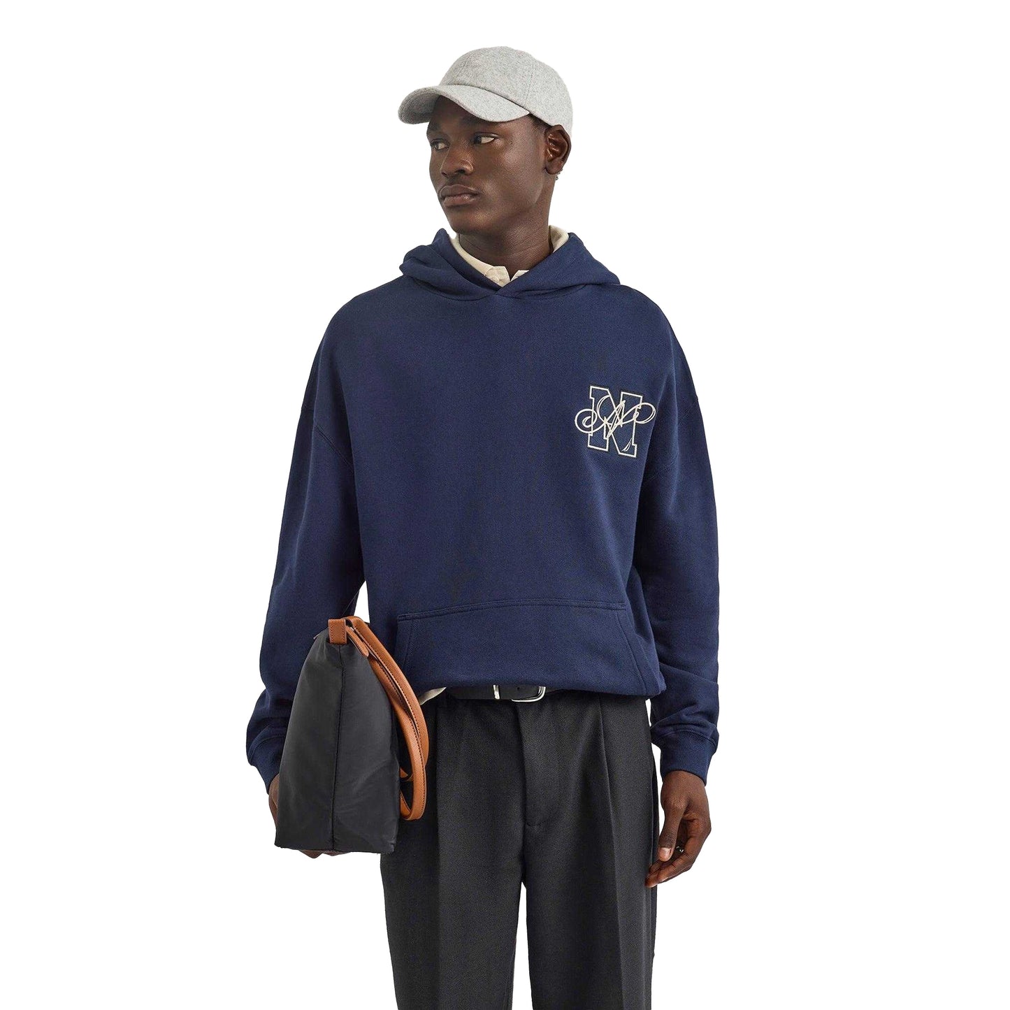 Dark Navy - Front - Nautica Mens Sade Hoodie