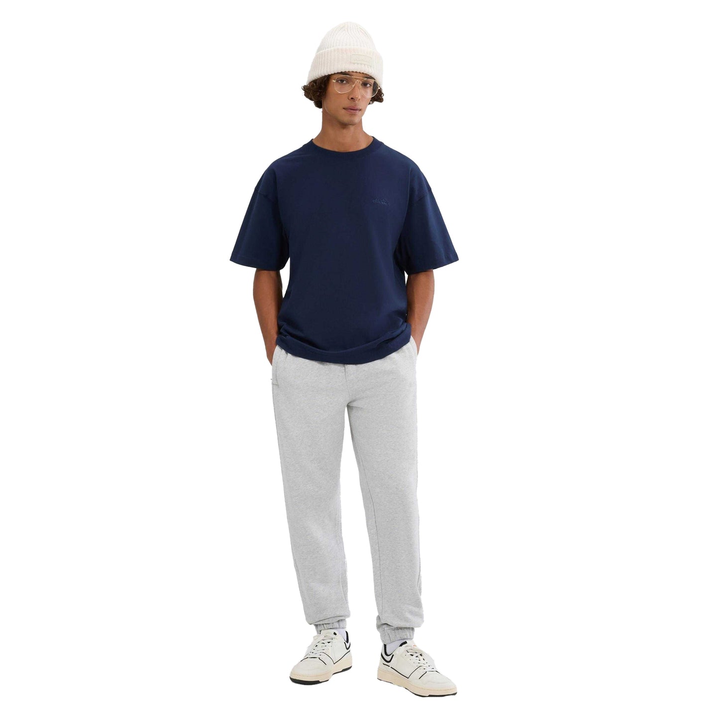 Navy - Side - Ellesse Mens Suisio T-Shirt