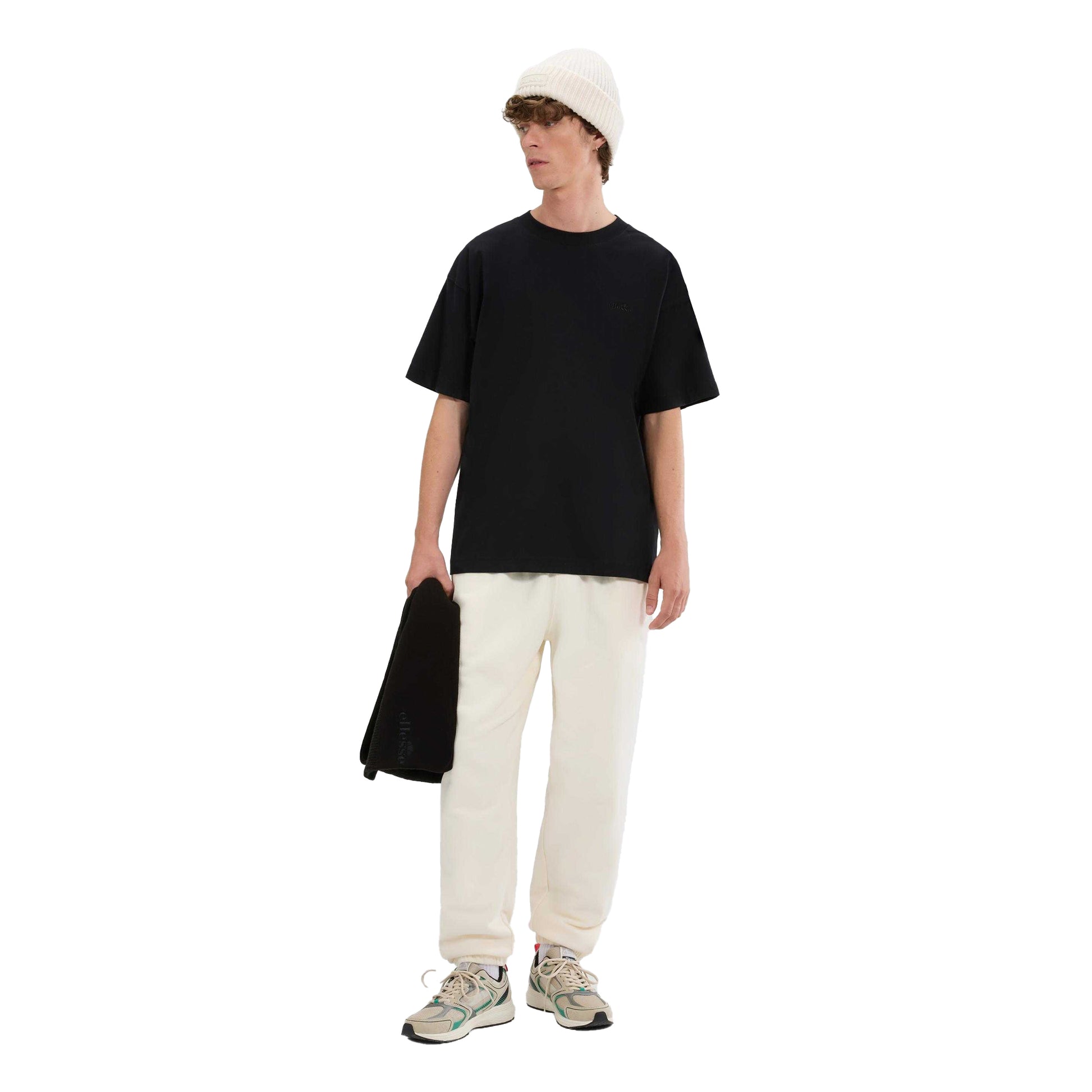 Black - Side - Ellesse Mens Suisio T-Shirt
