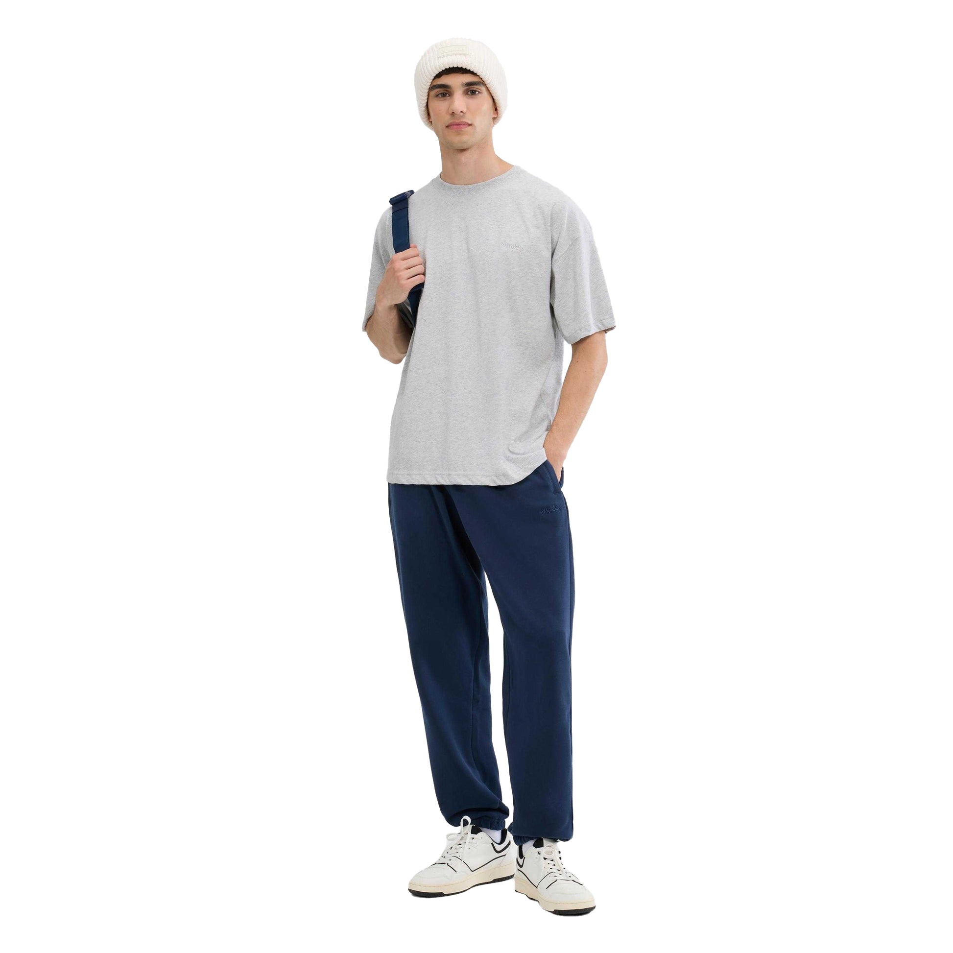 Light Grey Marl - Side - Ellesse Mens Suisio T-Shirt