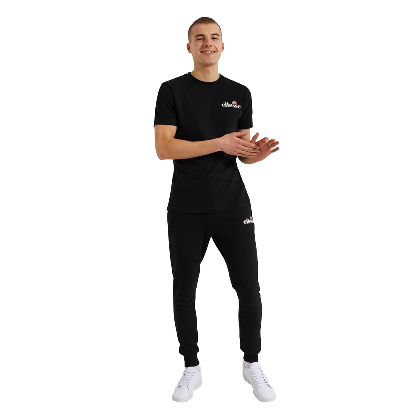 Black - Side - Ellesse Mens Voodoo T-Shirt