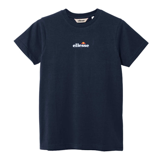 Navy - Front - Ellesse Childrens-Kids Durare T-Shirt