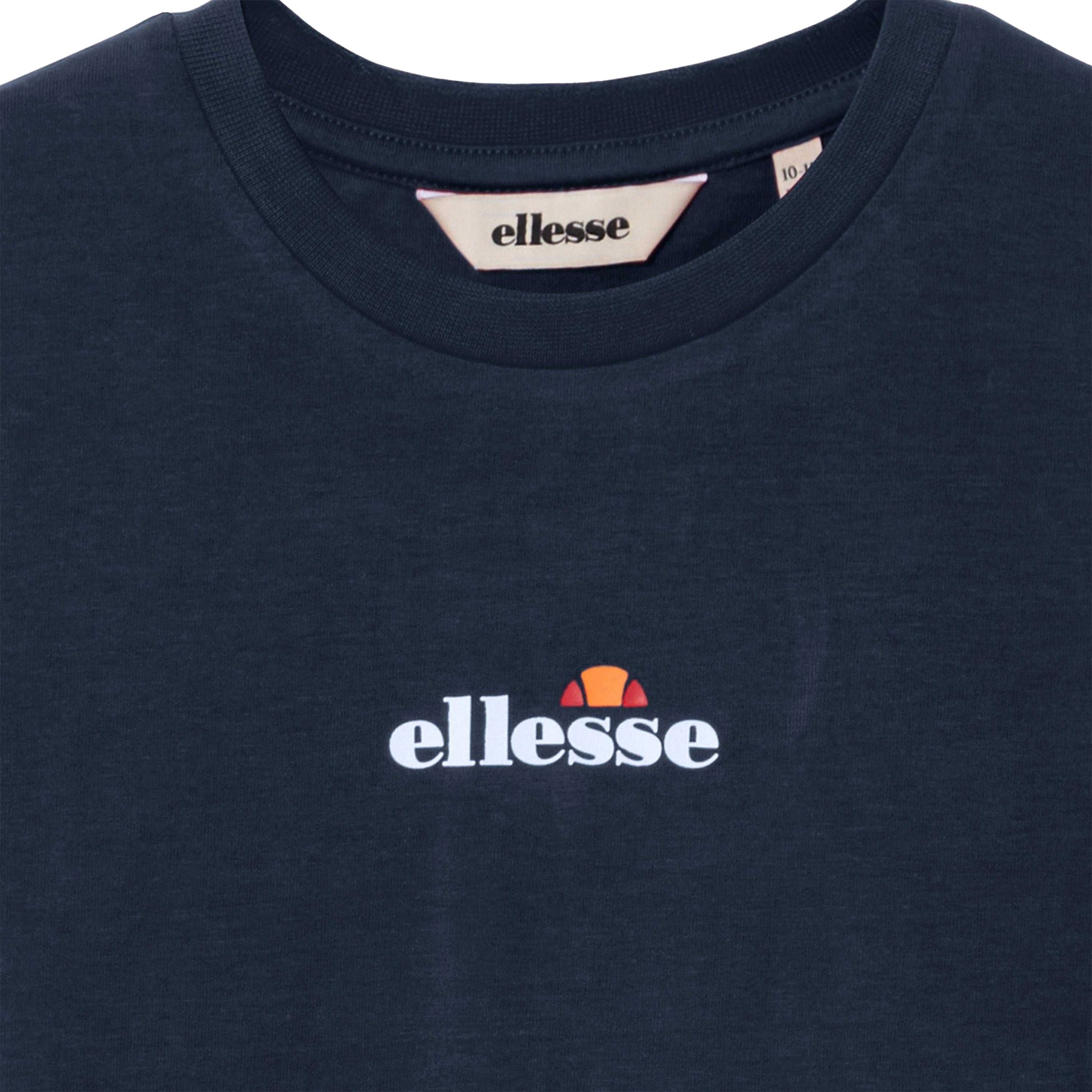 Navy - Side - Ellesse Childrens-Kids Durare T-Shirt