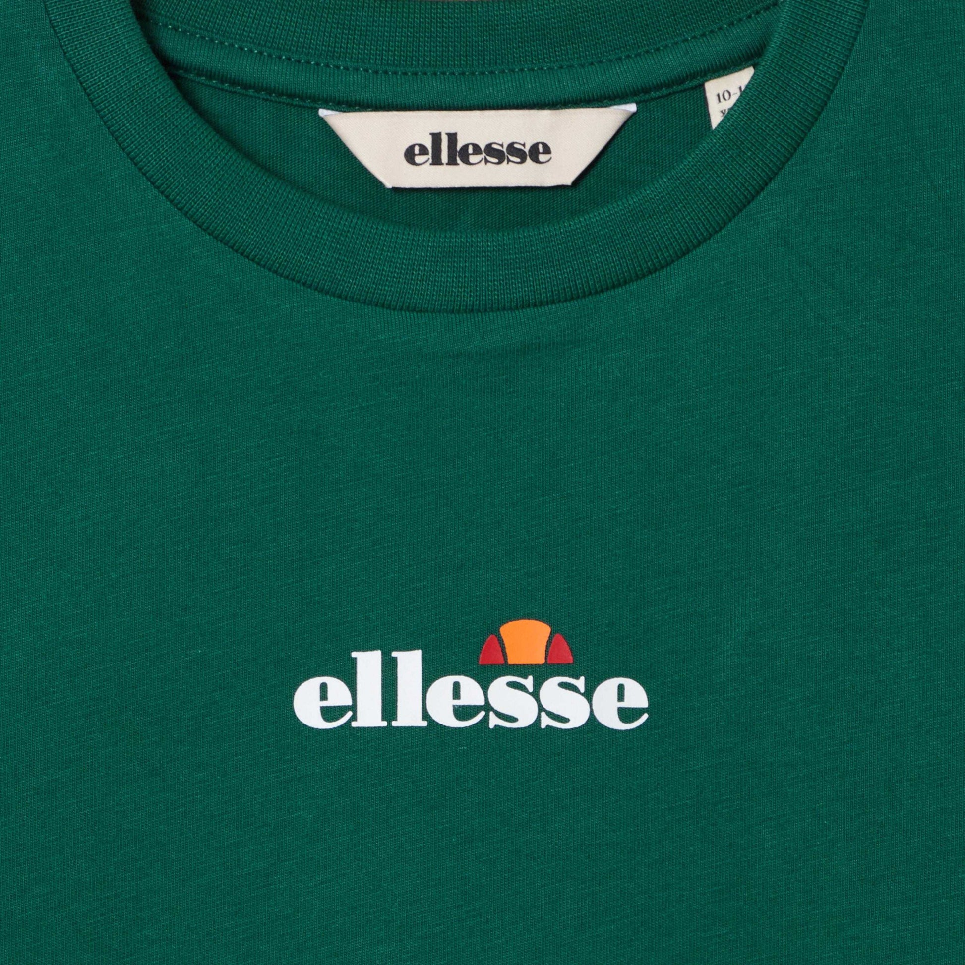 Dark Green - Side - Ellesse Childrens-Kids Durare T-Shirt