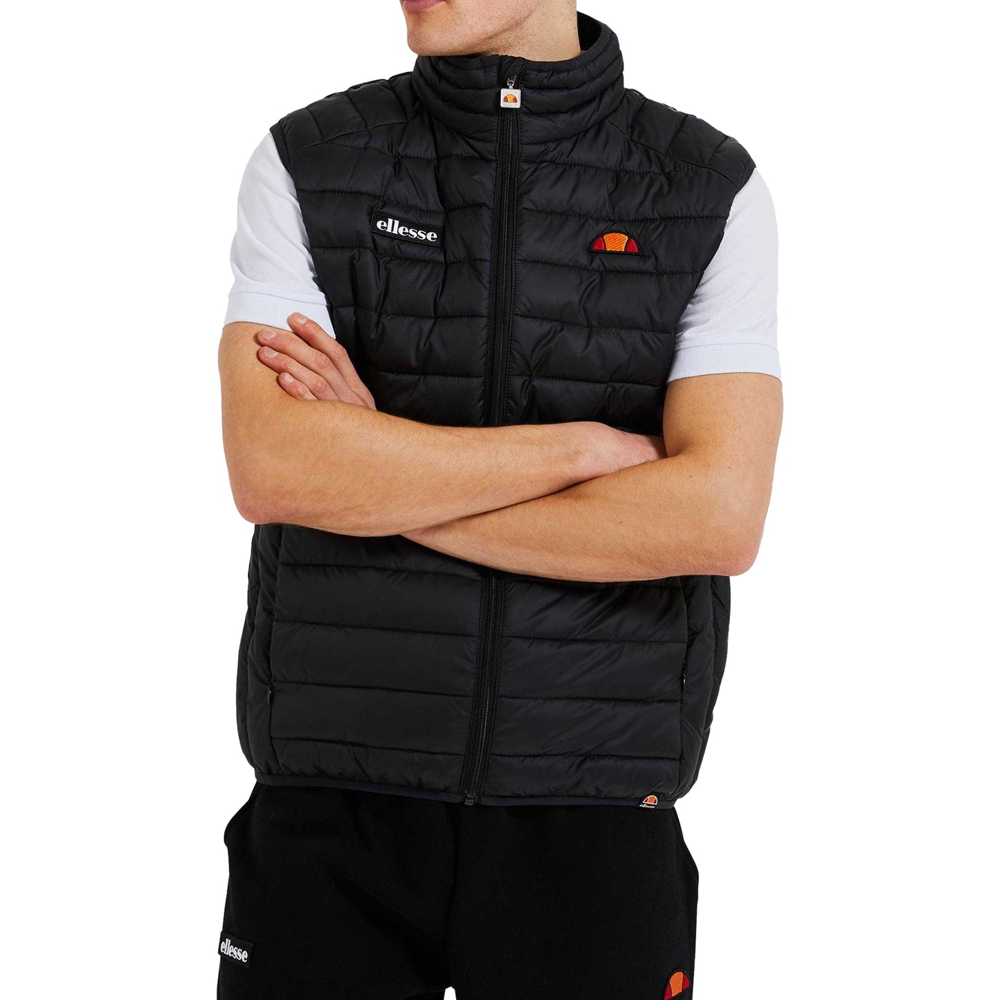 Black - Back - Ellesse Mens Bardy Gilet
