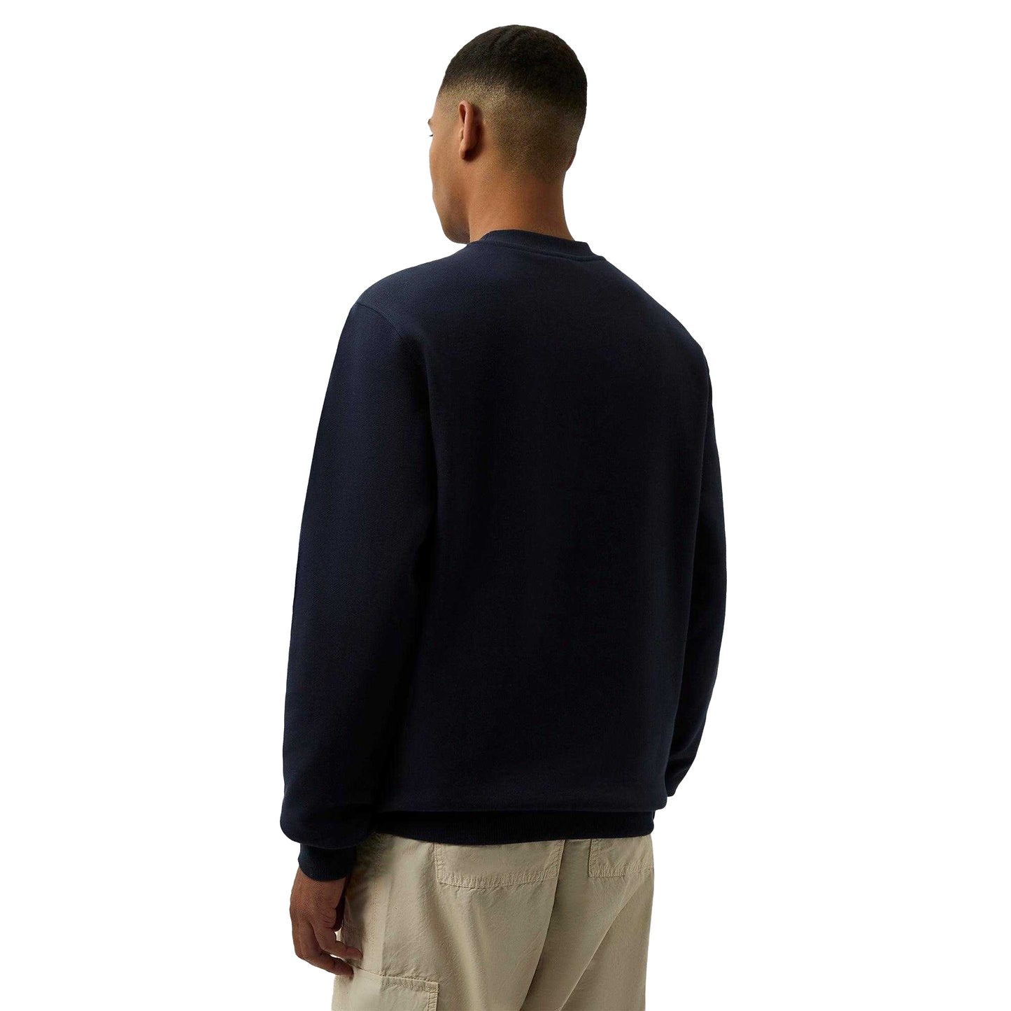 Navy - Back - Patrick Mens Oscar Crew Neck Sweatshirt