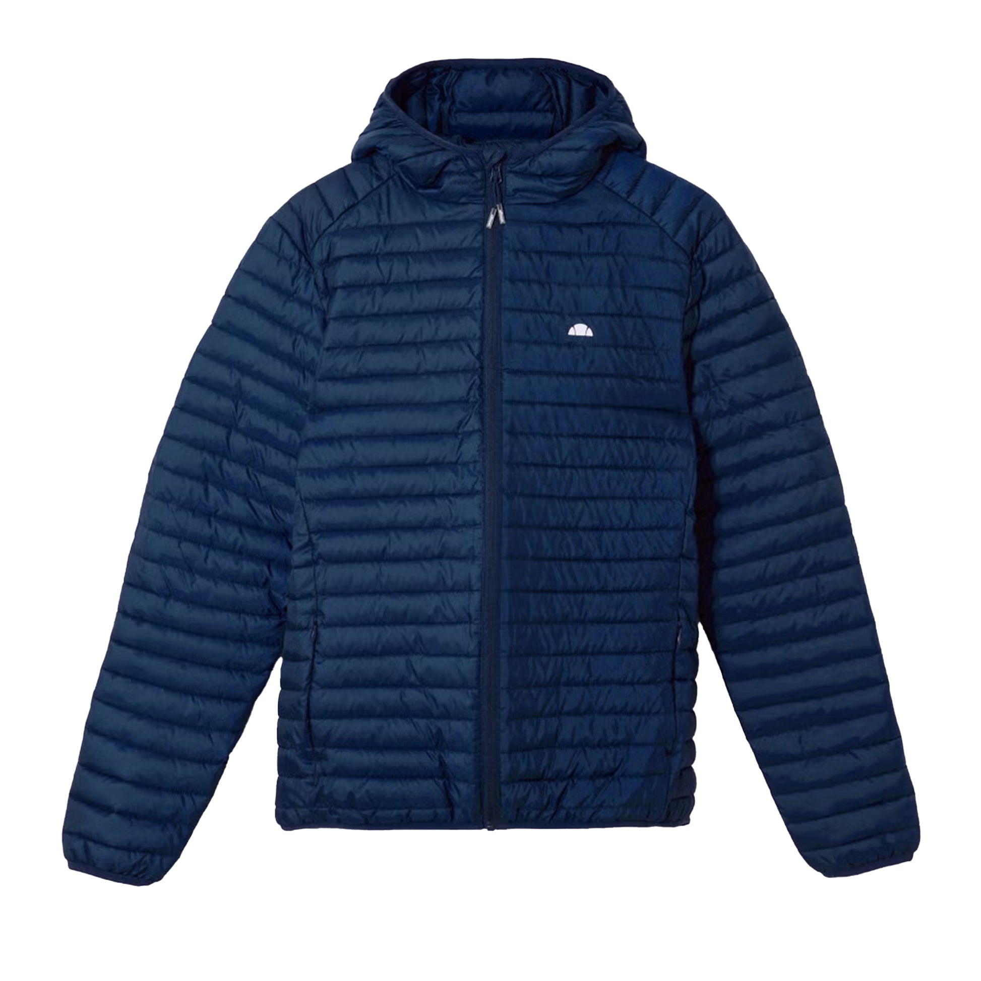 Navy - Front - Ellesse Mens Pallochi Padded Jacket