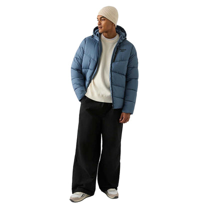 Mineral Blue - Pack Shot - Reebok Mens Stretch Padded Jacket