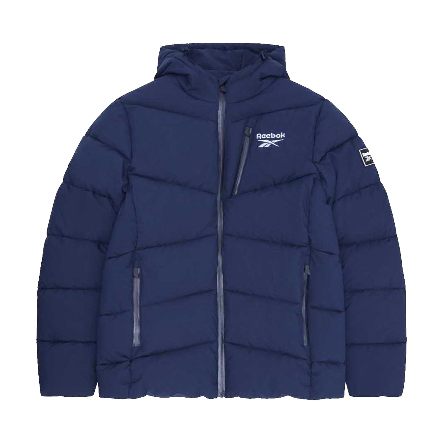 Vector Navy - Front - Reebok Mens Stretch Padded Jacket