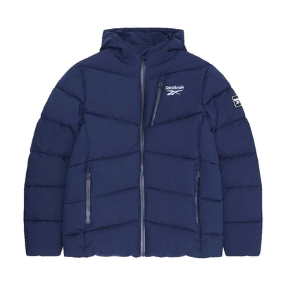 Vector Navy - Front - Reebok Mens Stretch Padded Jacket