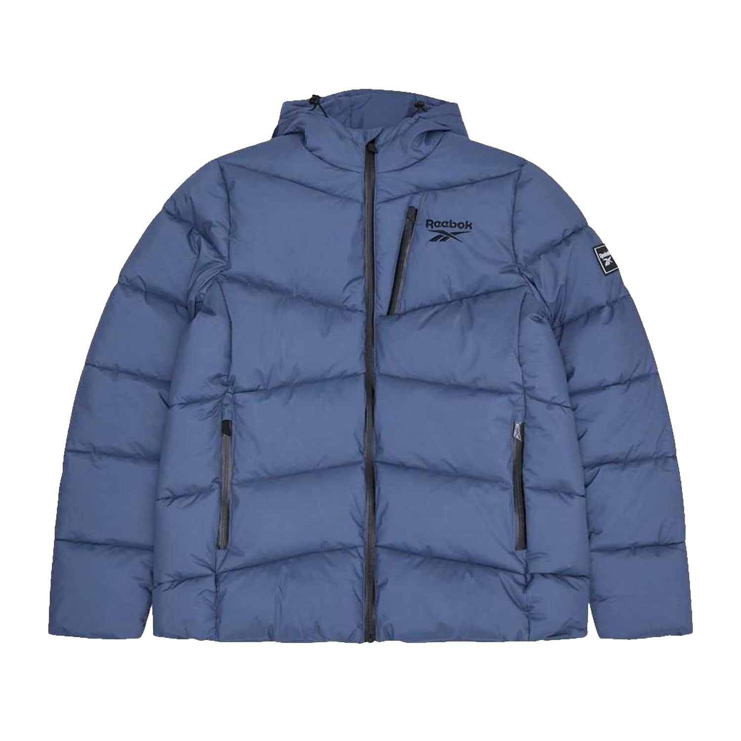 Mineral Blue - Front - Reebok Mens Stretch Padded Jacket