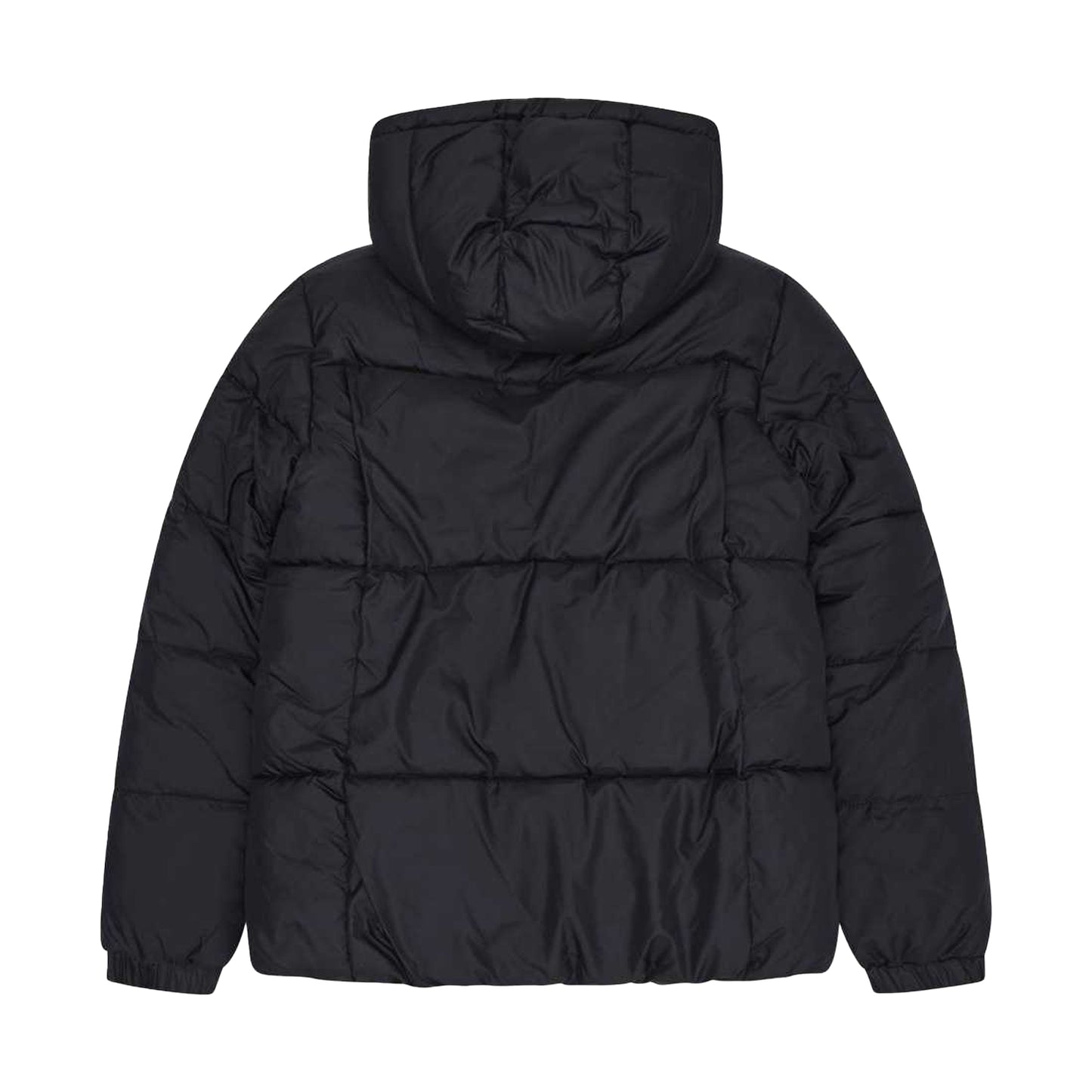 Black - Back - Reebok Womens-Ladies Sherpa Reversible Puffer Jacket