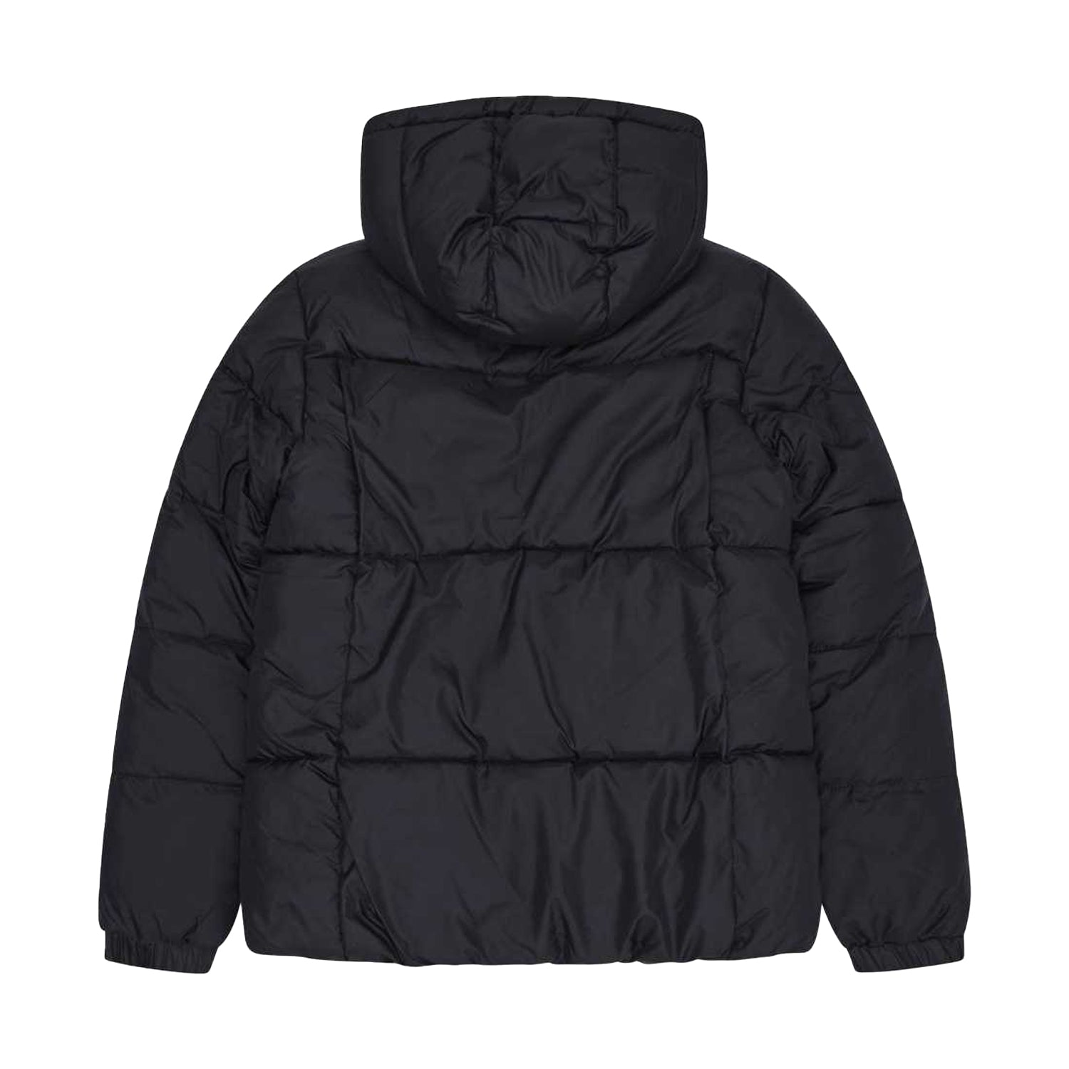 Black - Back - Reebok Womens-Ladies Sherpa Reversible Puffer Jacket