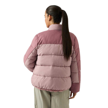 Dusty Rose - Back - Reebok Womens-Ladies Reversible Puffer Jacket