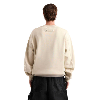 Sand Brown - Back - Ellesse Mens Vasta Sweatshirt
