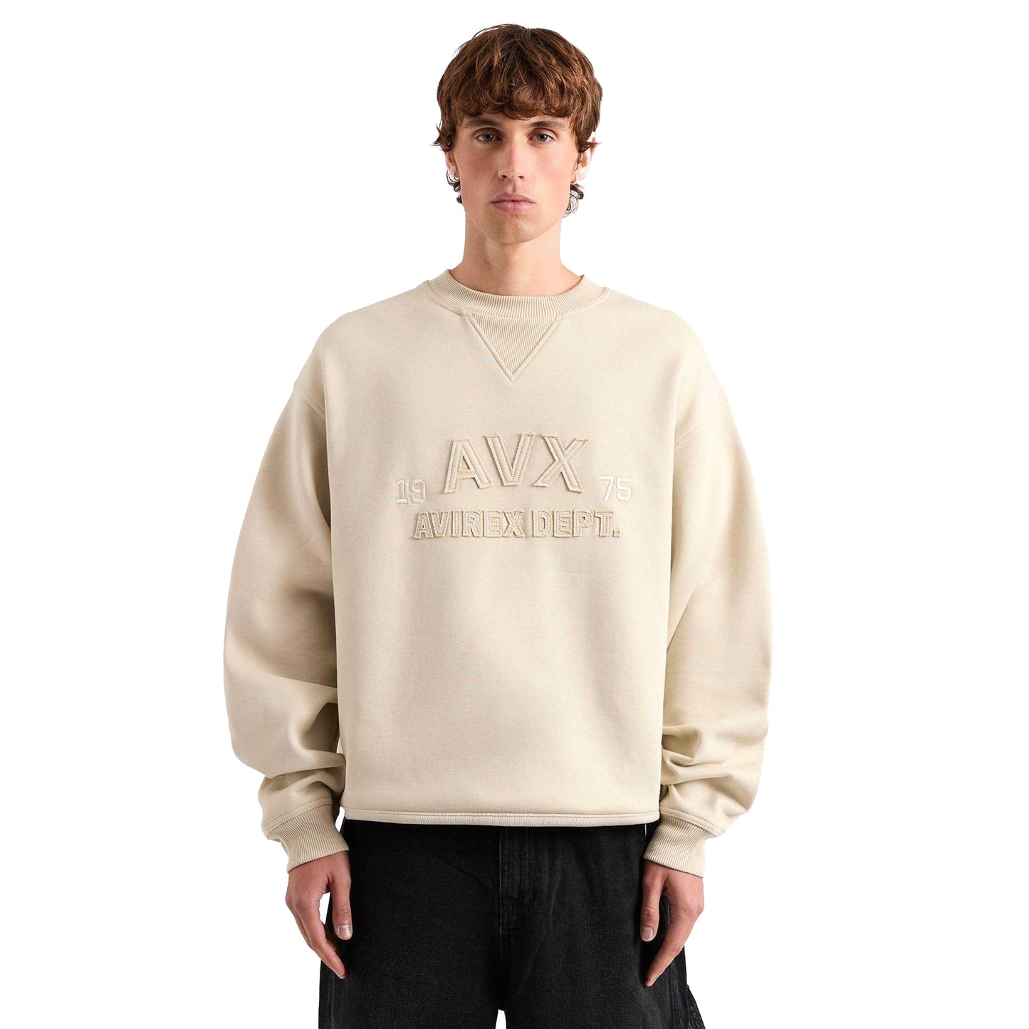 Sand Brown - Front - Ellesse Mens Vasta Sweatshirt
