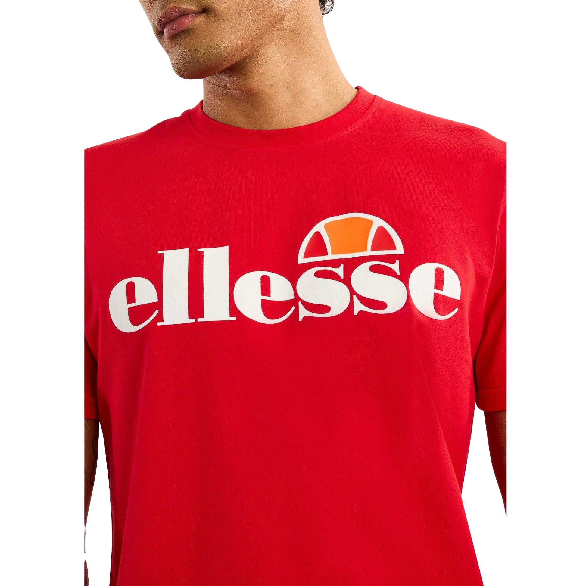Red - Side - Ellesse Mens Prado T-Shirt