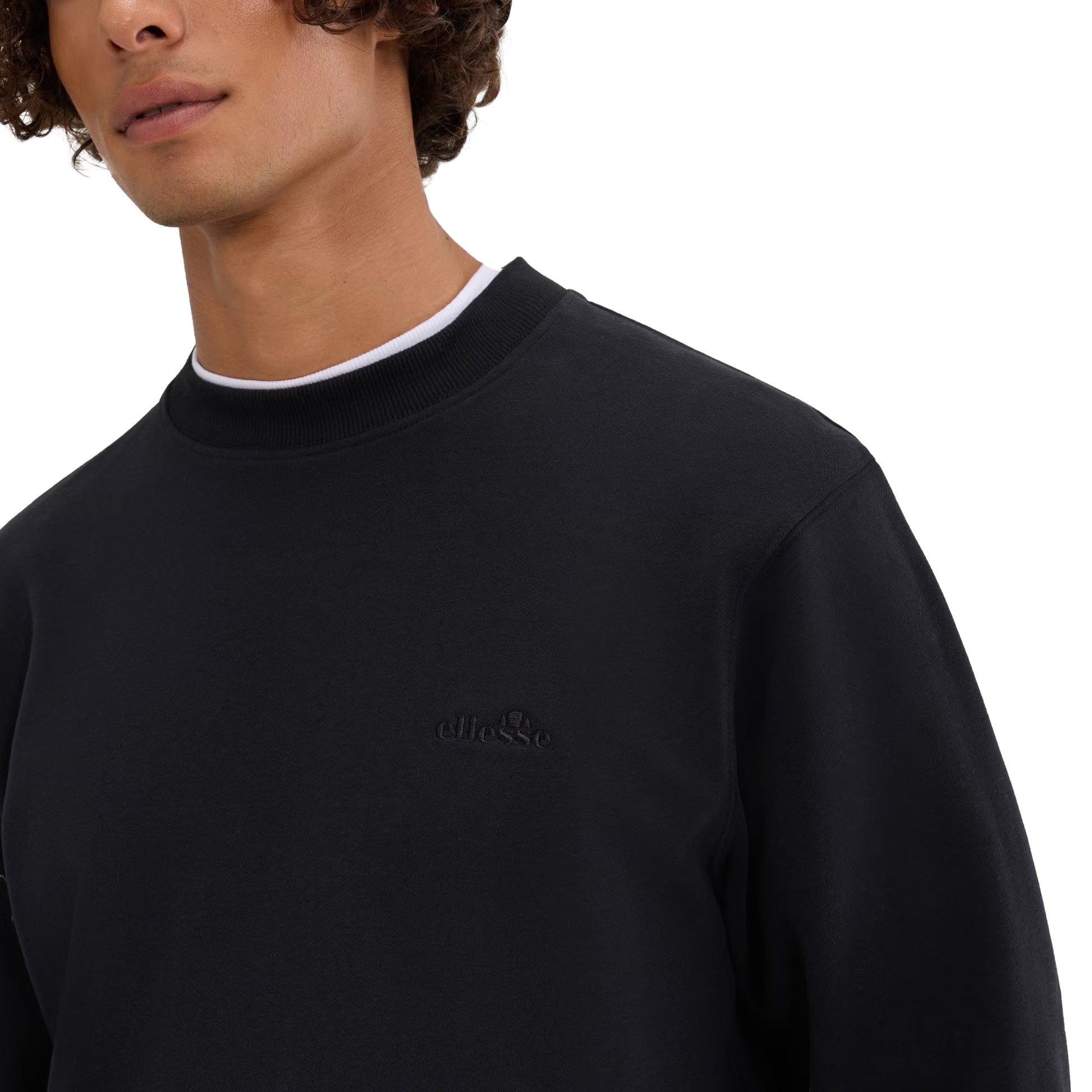 Black - Lifestyle - Ellesse Mens Corcolle Sweatshirt