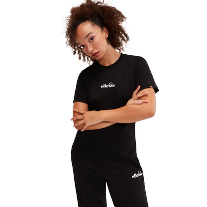 Black - Side - Ellesse Womens-Ladies Svetta 2 T-Shirt
