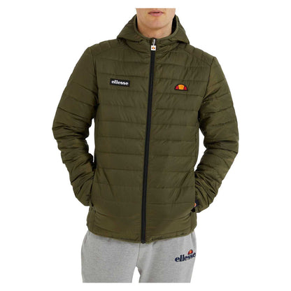 Khaki Green - Side - Ellesse Mens Lombardy Padded Jacket