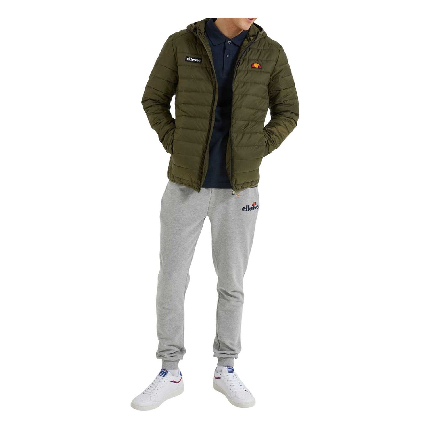 Khaki Green - Lifestyle - Ellesse Mens Lombardy Padded Jacket