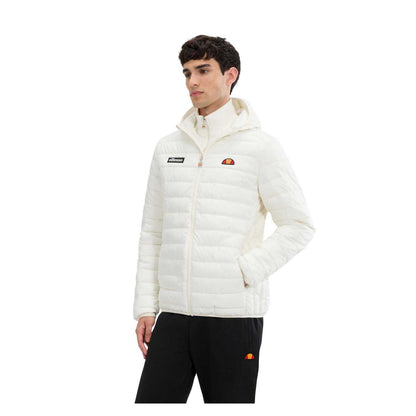 Off White - Front - Ellesse Mens Lombardy Padded Jacket