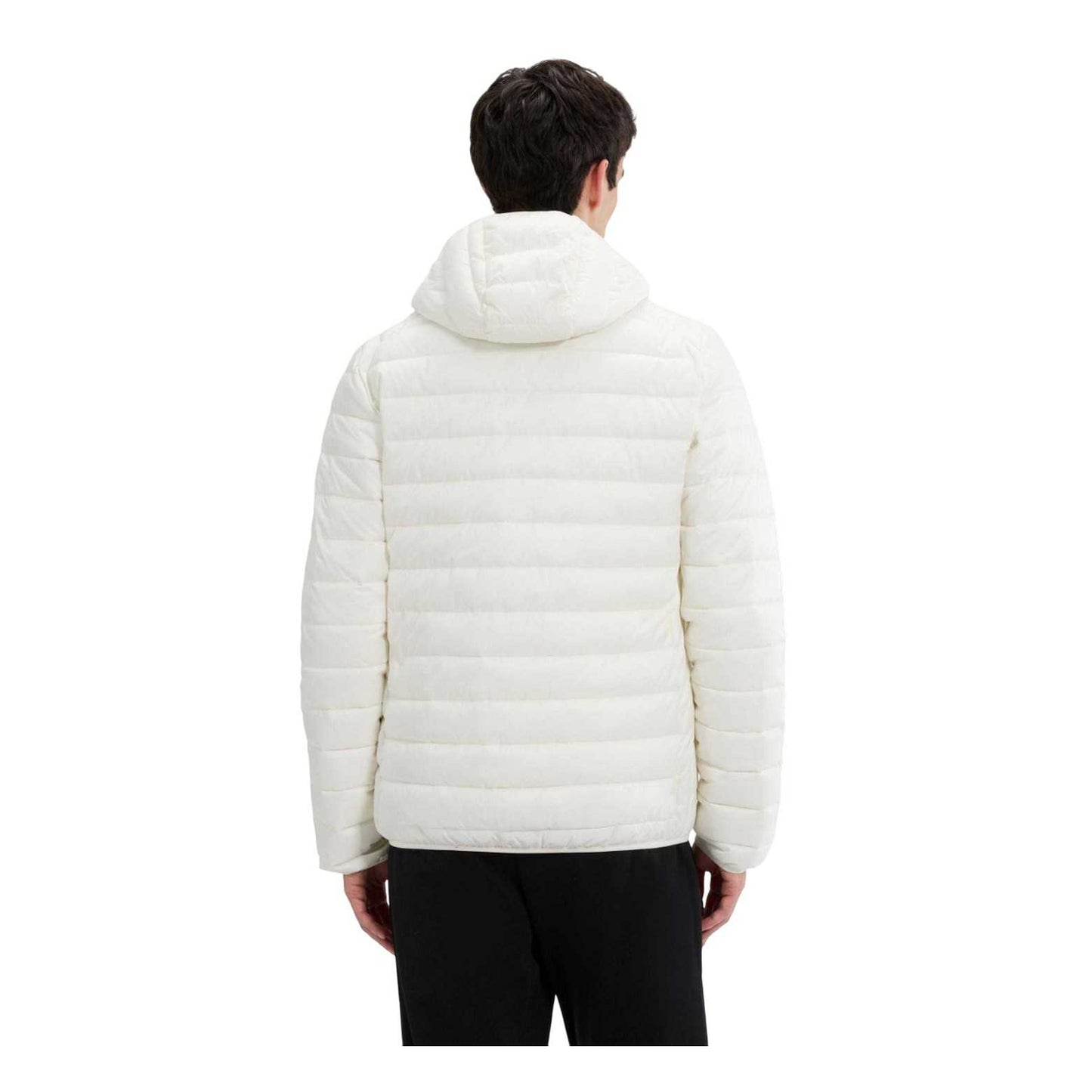 Off White - Back - Ellesse Mens Lombardy Padded Jacket