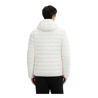 Off White - Back - Ellesse Mens Lombardy Padded Jacket