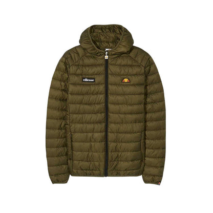 Khaki Green - Front - Ellesse Mens Lombardy Padded Jacket