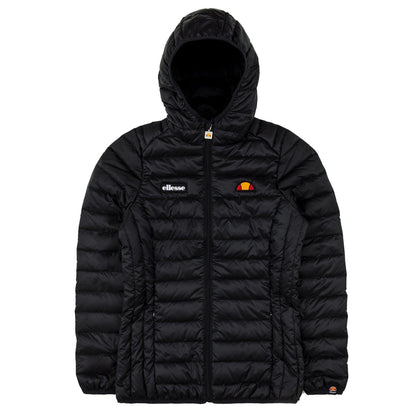 Black - Front - Ellesse Womens-Ladies Lompard Padded Jacket
