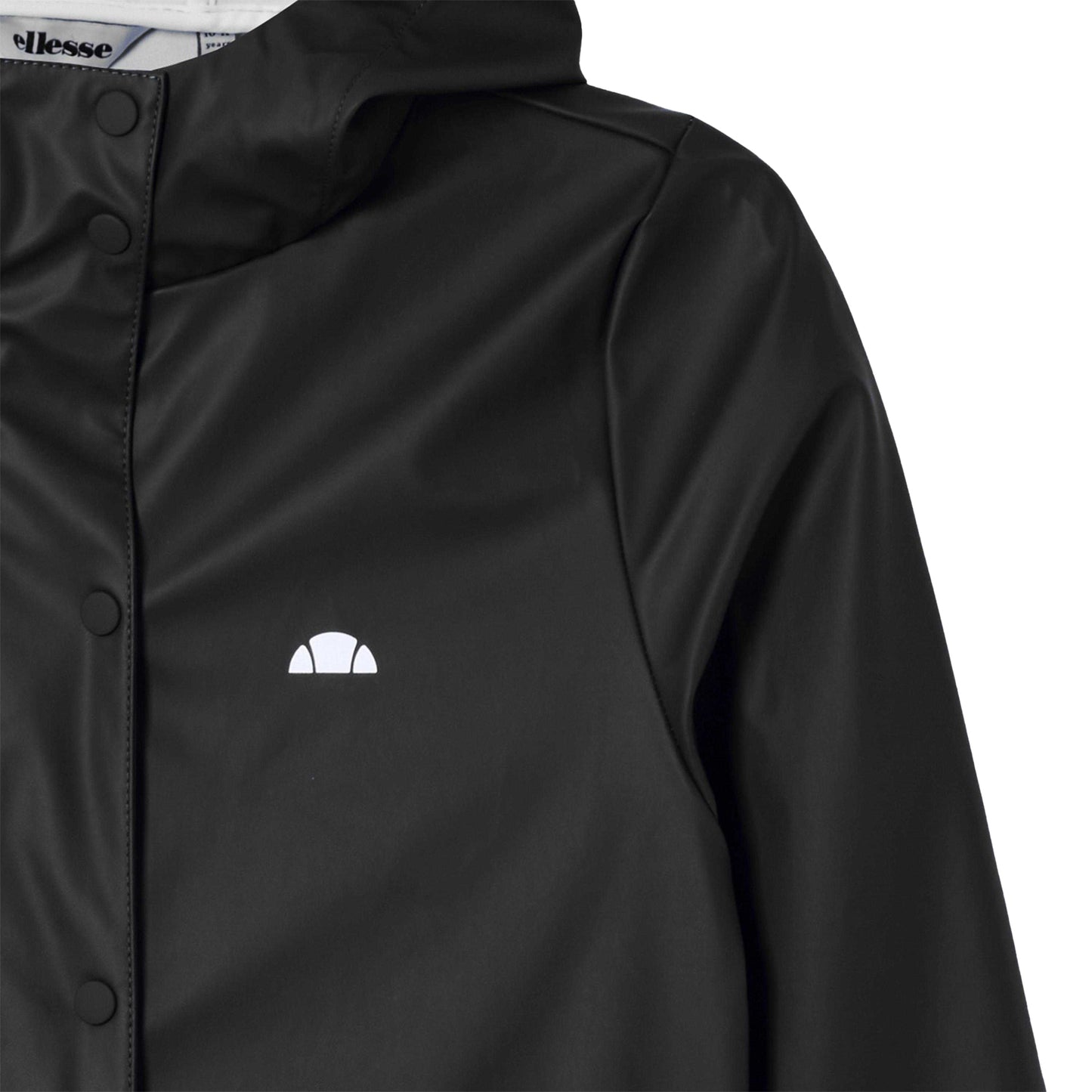 Black - Side - Ellesse Childrens-Kids Neveste Waterproof Jacket