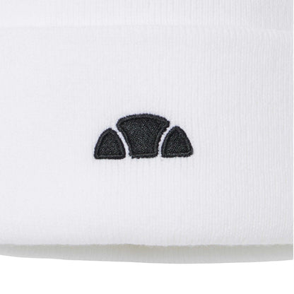 White - Back - Ellesse Lansar Knitted Beanie