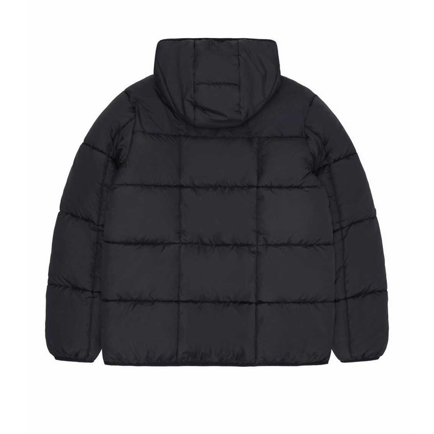 Black - Back - Reebok Mens RB1501 Reversible Puffer Jacket