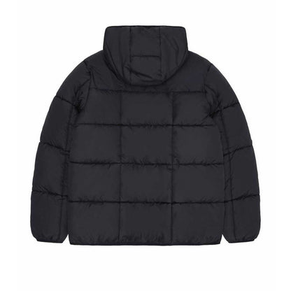 Black - Back - Reebok Mens RB1501 Reversible Puffer Jacket