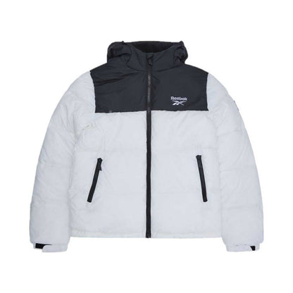 White - Front - Reebok Mens RB1569 Padded Jacket