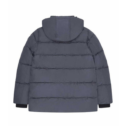 Charcoal - Back - Reebok Mens RB1577 Puffer Jacket