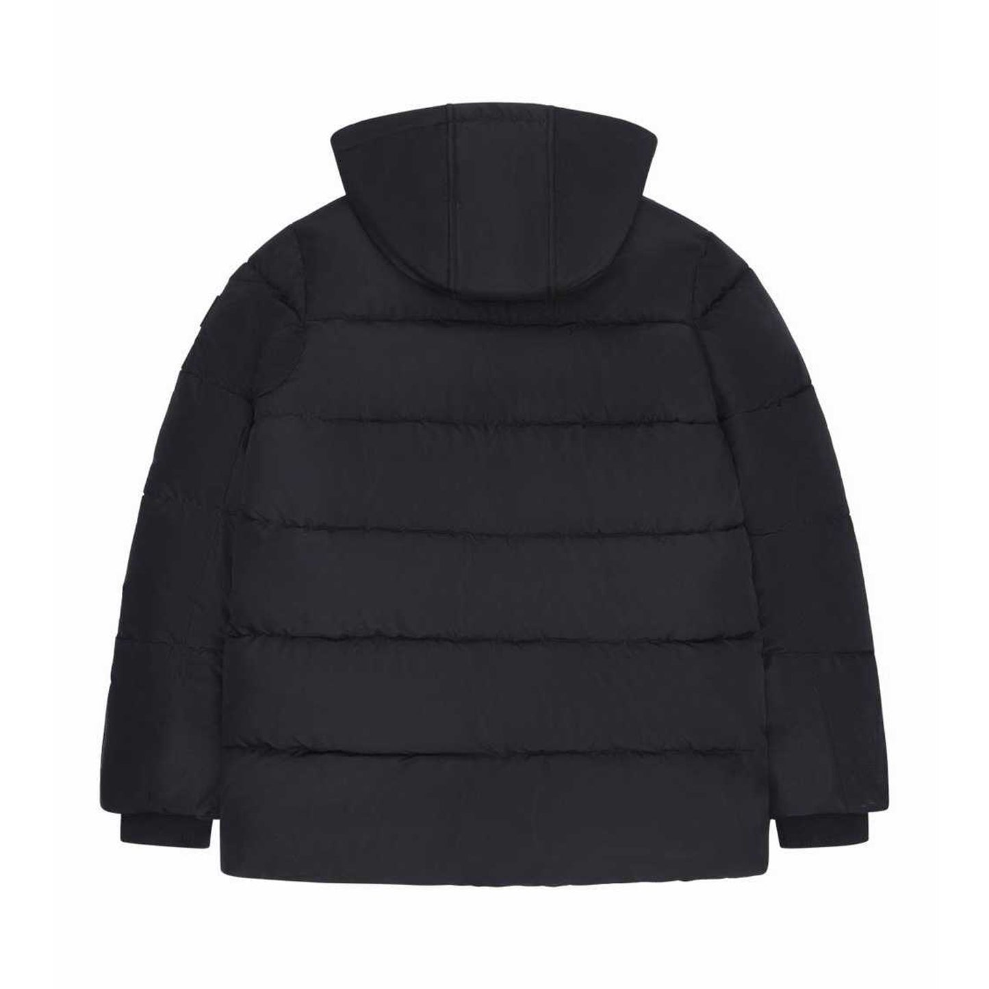 Black - Back - Reebok Mens RB1577 Puffer Jacket