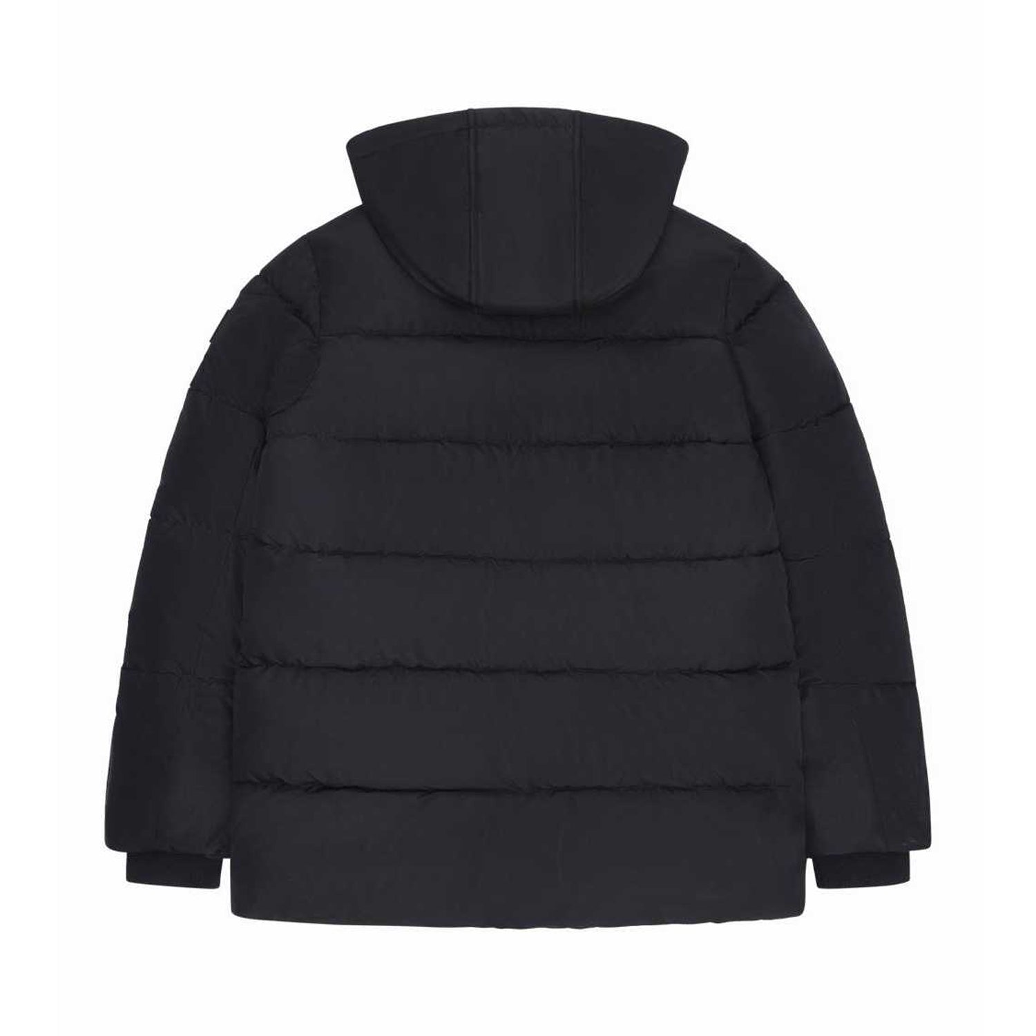 Black - Back - Reebok Mens RB1577 Puffer Jacket