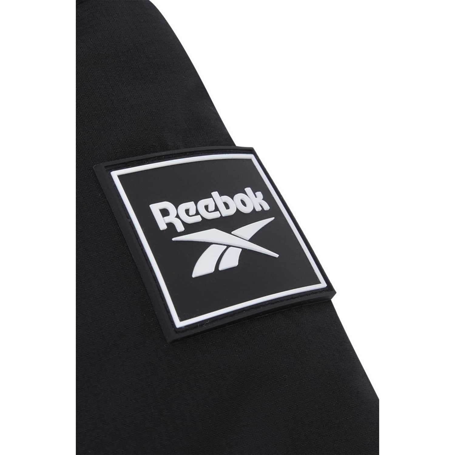 Black - Side - Reebok Mens RB1577 Puffer Jacket