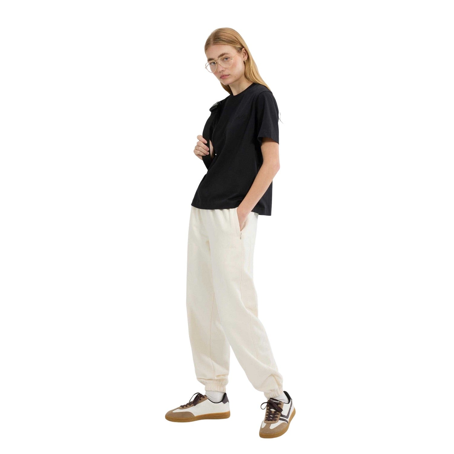 Off White - Lifestyle - Ellesse Womens-Ladies Lentella Jogging Bottoms