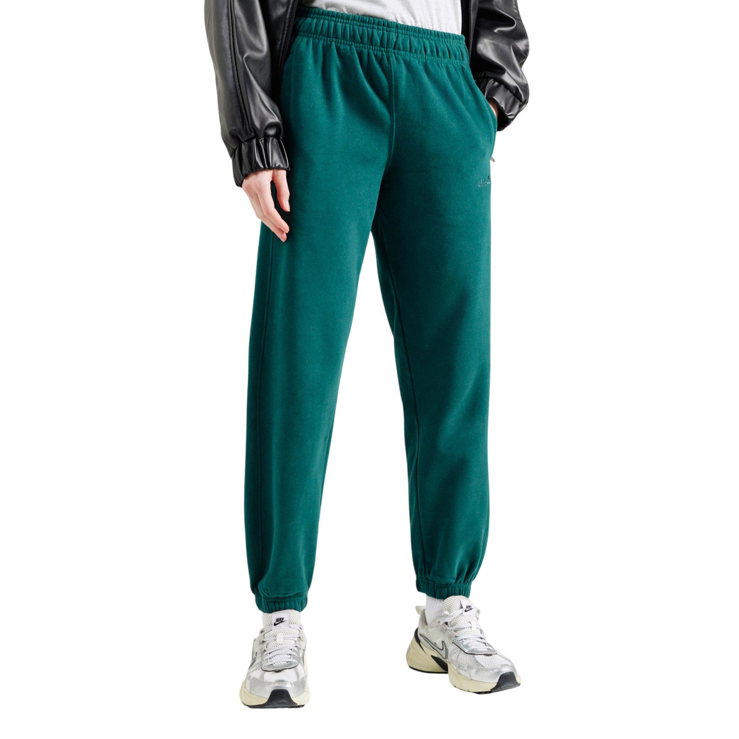 Dark Green - Lifestyle - Ellesse Womens-Ladies Lentella Jogging Bottoms