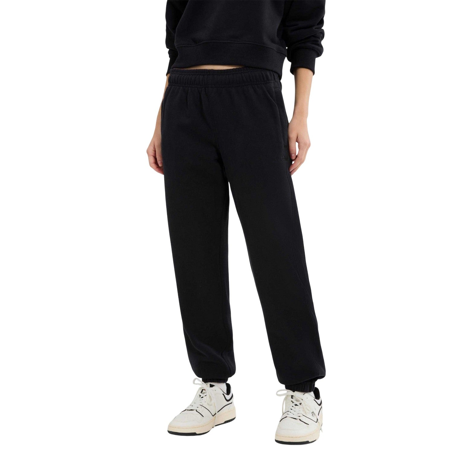 Black - Front - Ellesse Womens-Ladies Lentella Jogging Bottoms