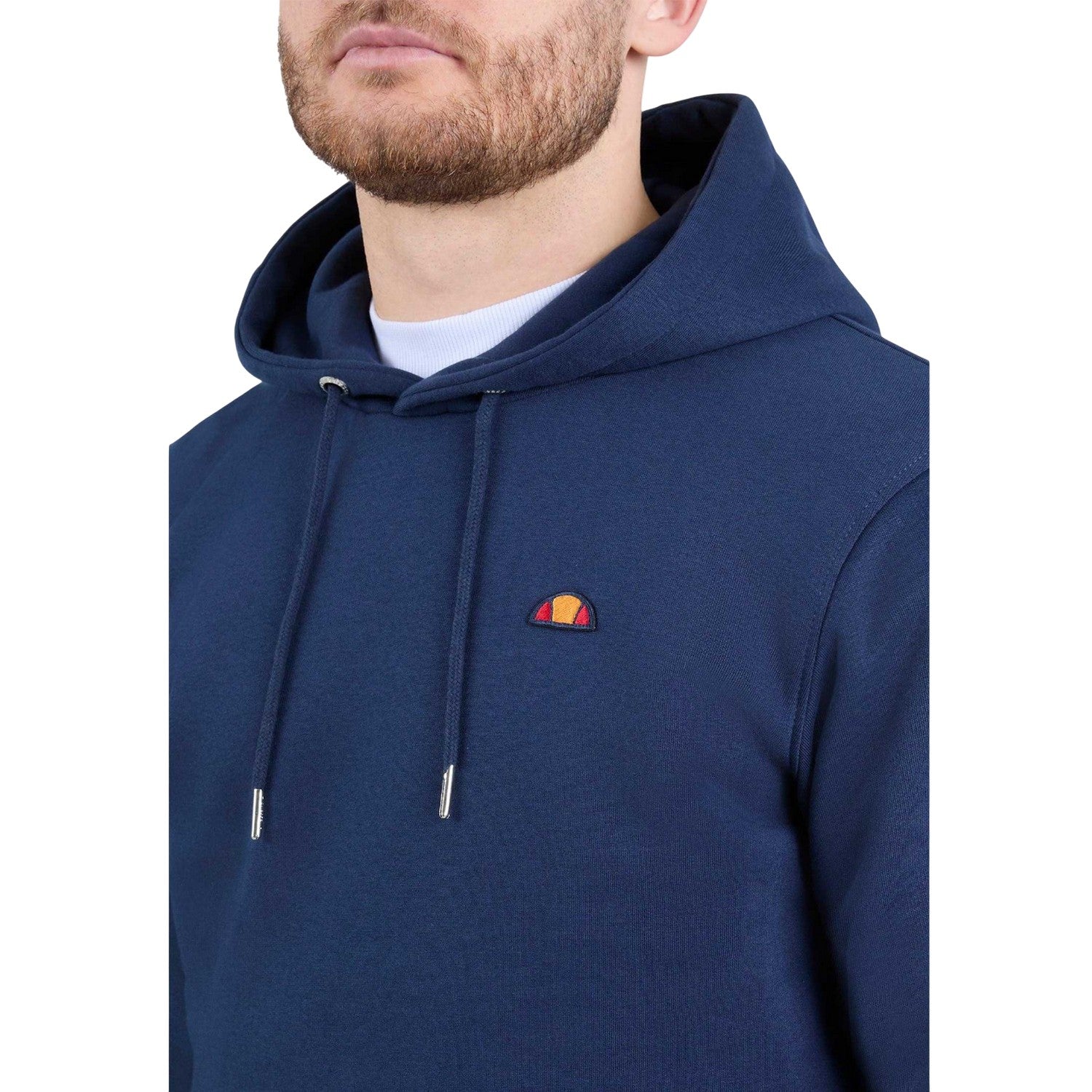 Navy - Side - Ellesse Mens Brunate Hoodie