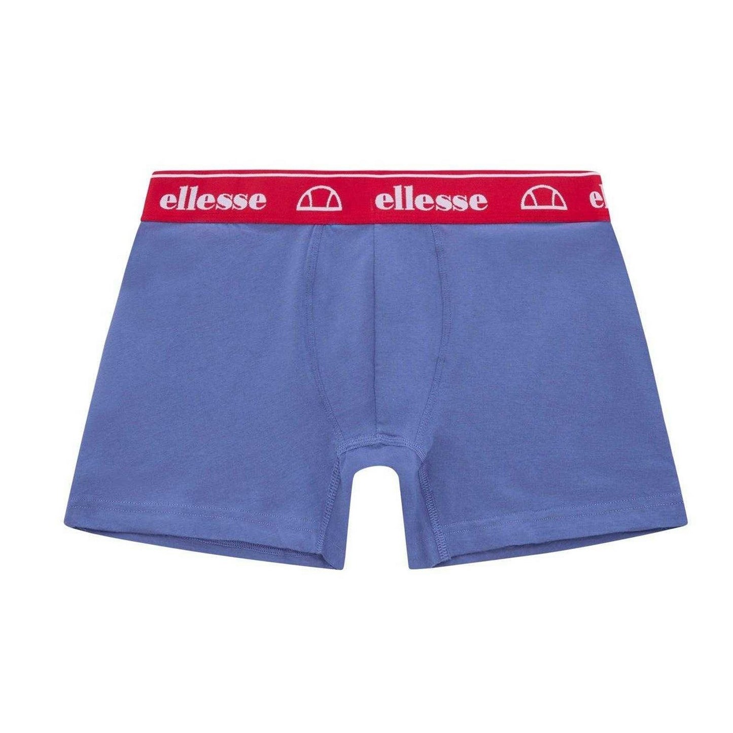 Red-Navy-Blue - Lifestyle - Ellesse Mens Low Rise Boxer Shorts (Pack of 3)