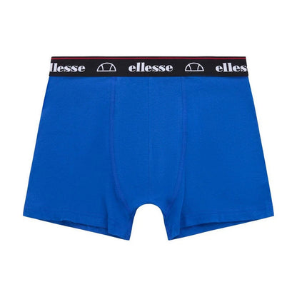 Black-Navy-Blue - Back - Ellesse Mens Muxel885 Boxer Shorts (Pack of 3)