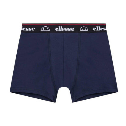 Black-Navy-Blue - Side - Ellesse Mens Muxel885 Boxer Shorts (Pack of 3)