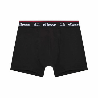 Black-Navy-Blue - Lifestyle - Ellesse Mens Muxel885 Boxer Shorts (Pack of 3)